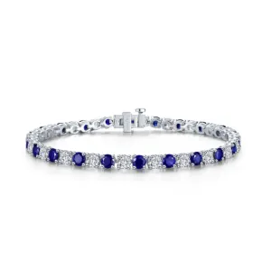 11 CTW Sapphire Classic Tennis Bracelet