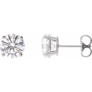 14K Yellow 2 1/2 CTW Lab-Grown Diamond Earrings