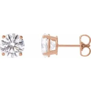 14K Yellow 2 1/2 CTW Lab-Grown Diamond Earrings