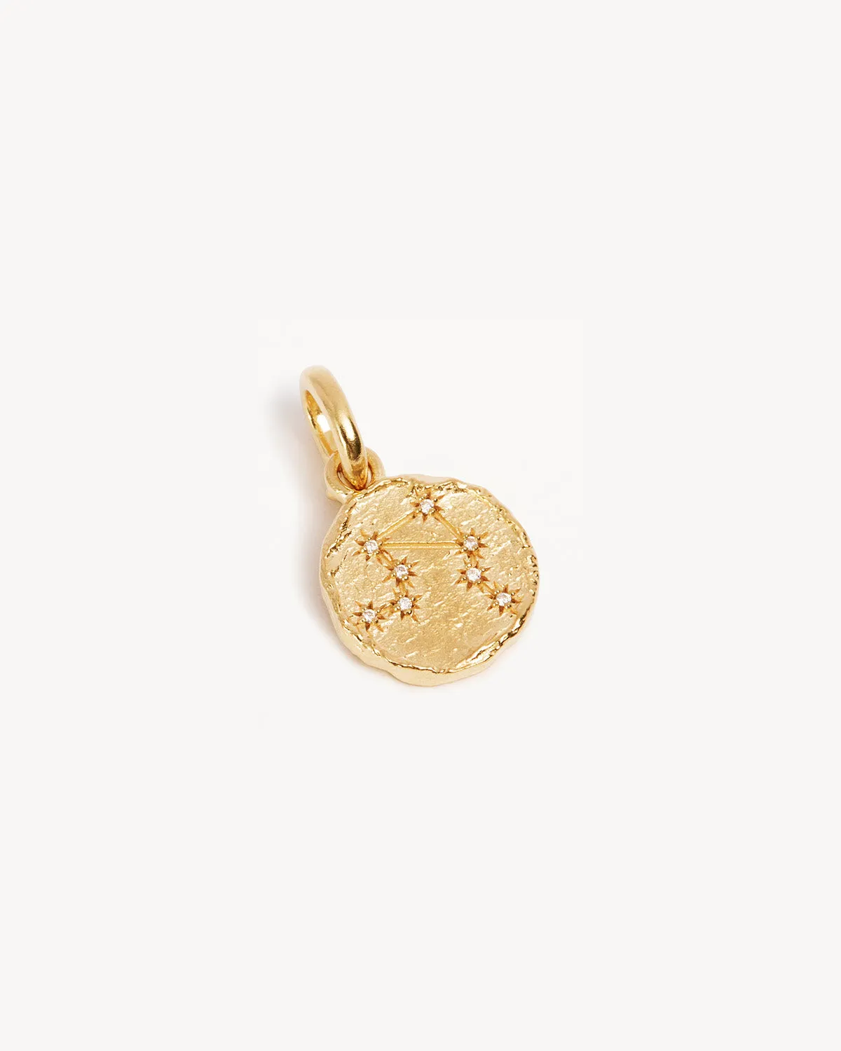 18k Gold Vermeil Cosmic Love Zodiac Annex Link Pendant - Libra