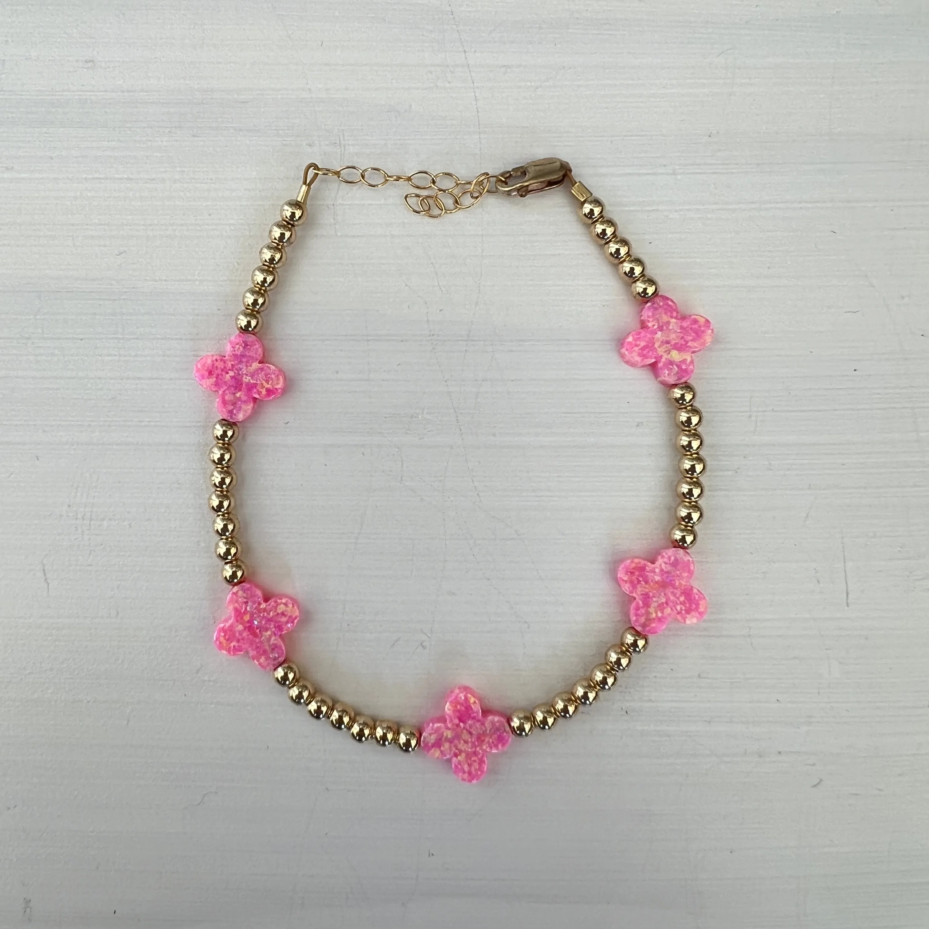 5 Medium Clover Bracelet