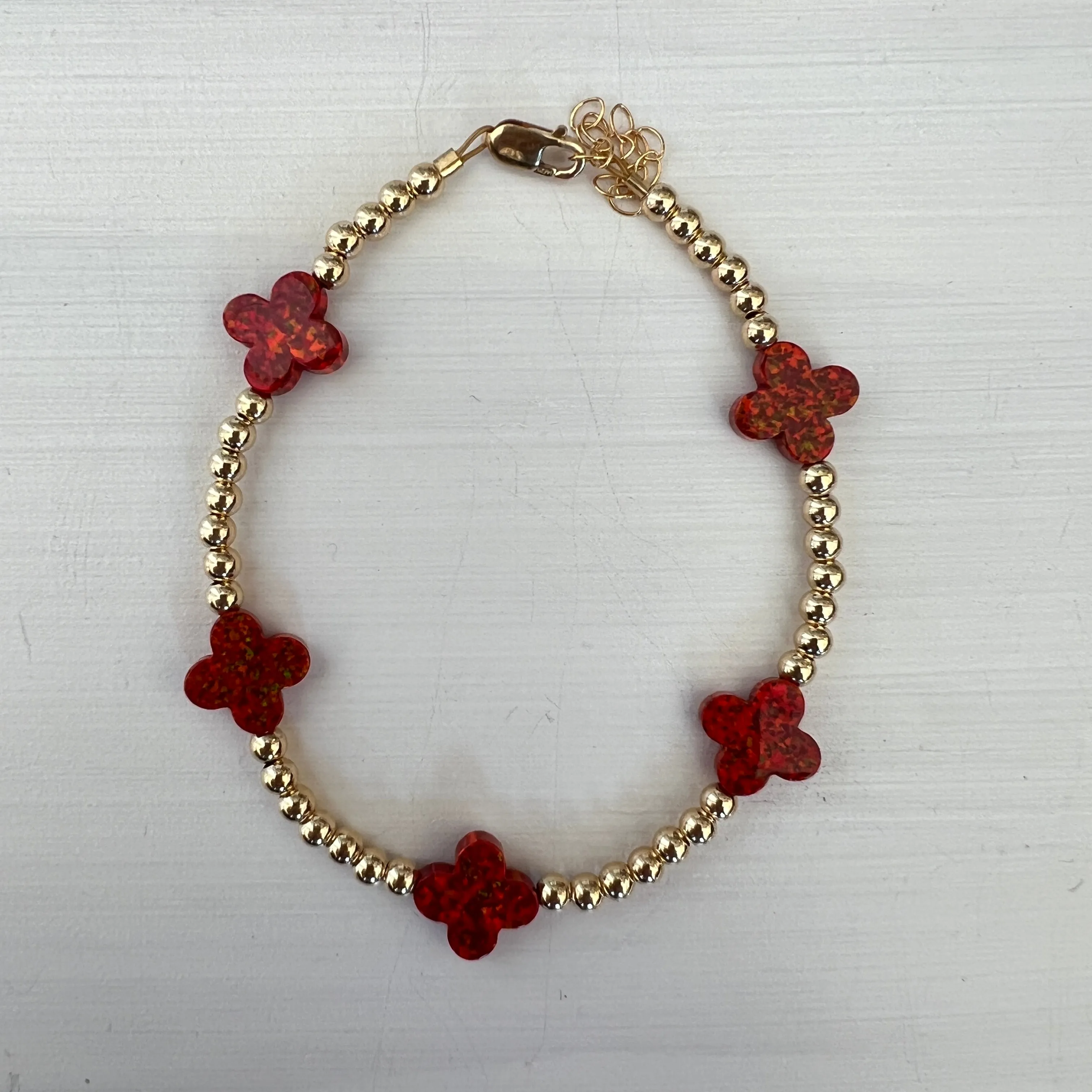 5 Medium Clover Bracelet