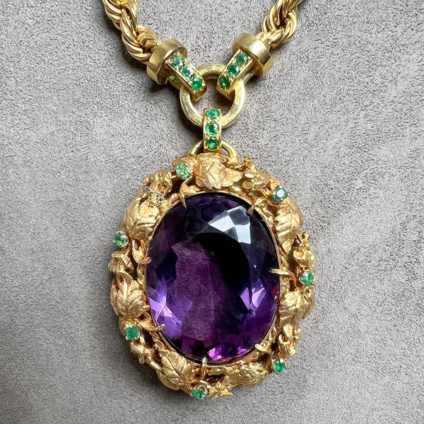 Antique Amethyst Necklace