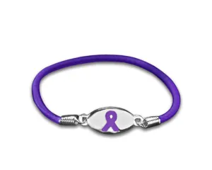 Colitis Awareness Ribbon Stretch Bracelets