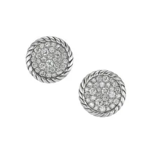 David Yurman 11.5mm Elements Button Earrings