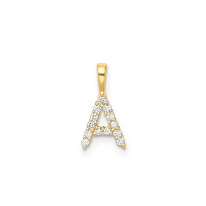 Diamond Initial Pendant