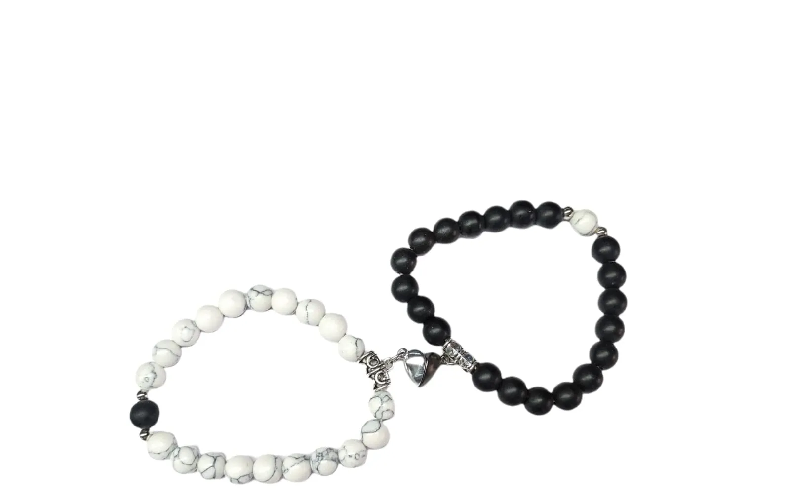 Elegant Attire Club Couple bracelet or friendship band is made of beautiful pearls/beads. (Pack of 1) For Unisex Adult