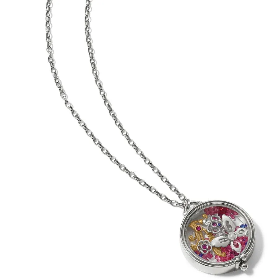 Flower Duet Shaker Necklace