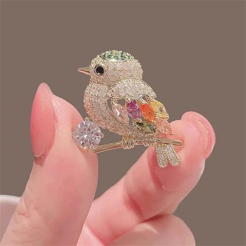 Glam Shiny Pin Butterfly Alloy Plating Inlay Artificial Pearls Rhinestones Unisex Brooches