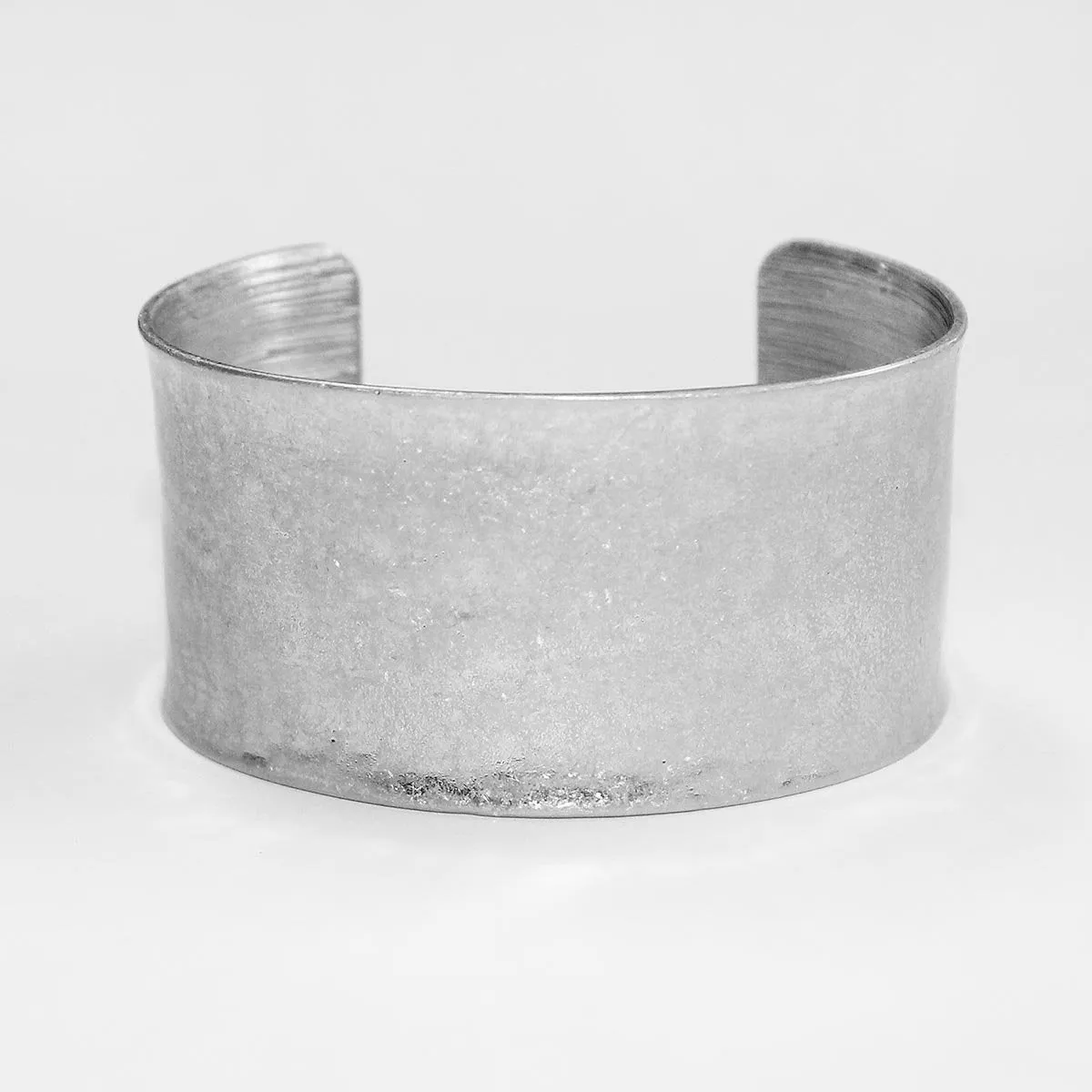 Hammered Silver Cuff Bracelet