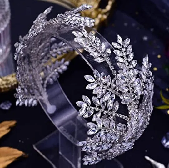 HP-008 l Rhinestone Bridal Hair Accessories SILVER