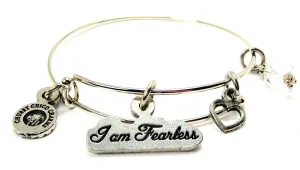 I Am Fearless Bangle Bracelet