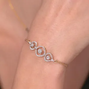 Josieh Silver Loose Bracelet | 22KT Gold Vermeil