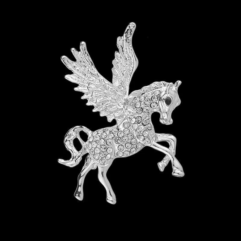 Men's Vintage Pegasus Wings Brooch