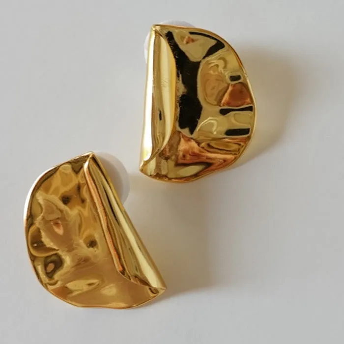 Modern Vintage Folded Earrings