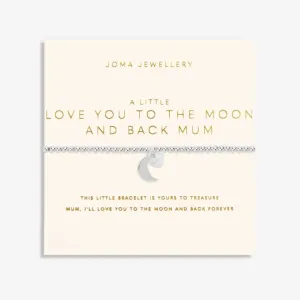 Mother's Day A Little 'I Love You To The Moon And Back Mum' Bracelet