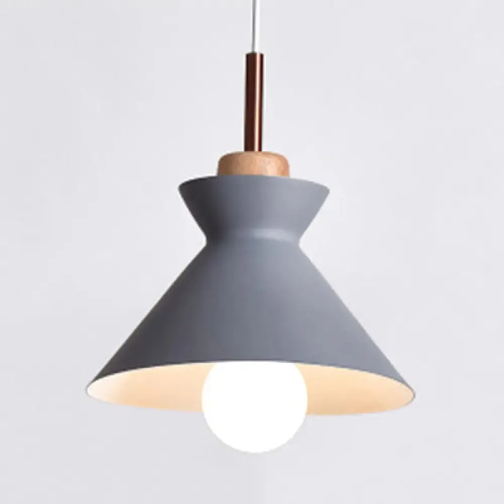 Nordic Style Aluminum Pendant Lamp with Hanging Shade – Ideal for Porch Lighting