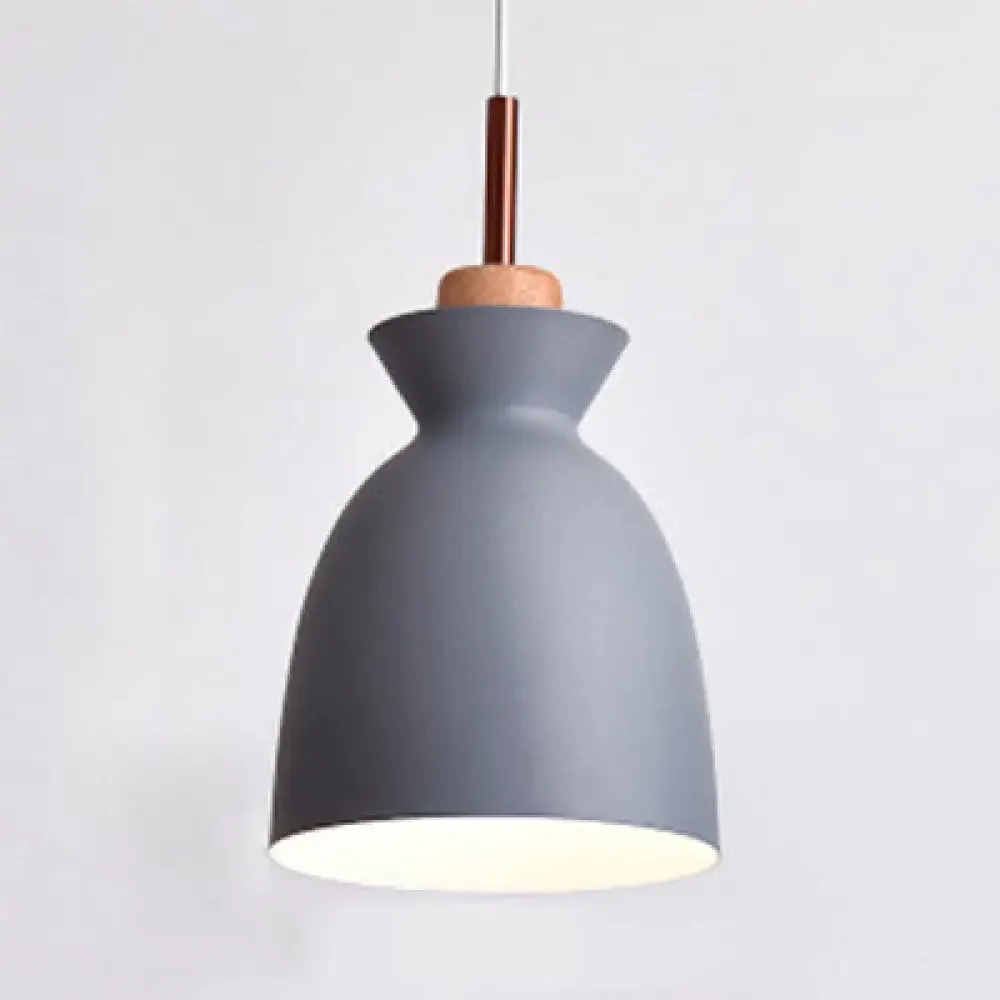 Nordic Style Aluminum Pendant Lamp with Hanging Shade – Ideal for Porch Lighting