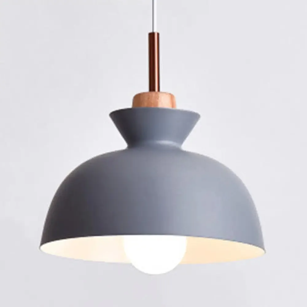 Nordic Style Aluminum Pendant Lamp with Hanging Shade – Ideal for Porch Lighting