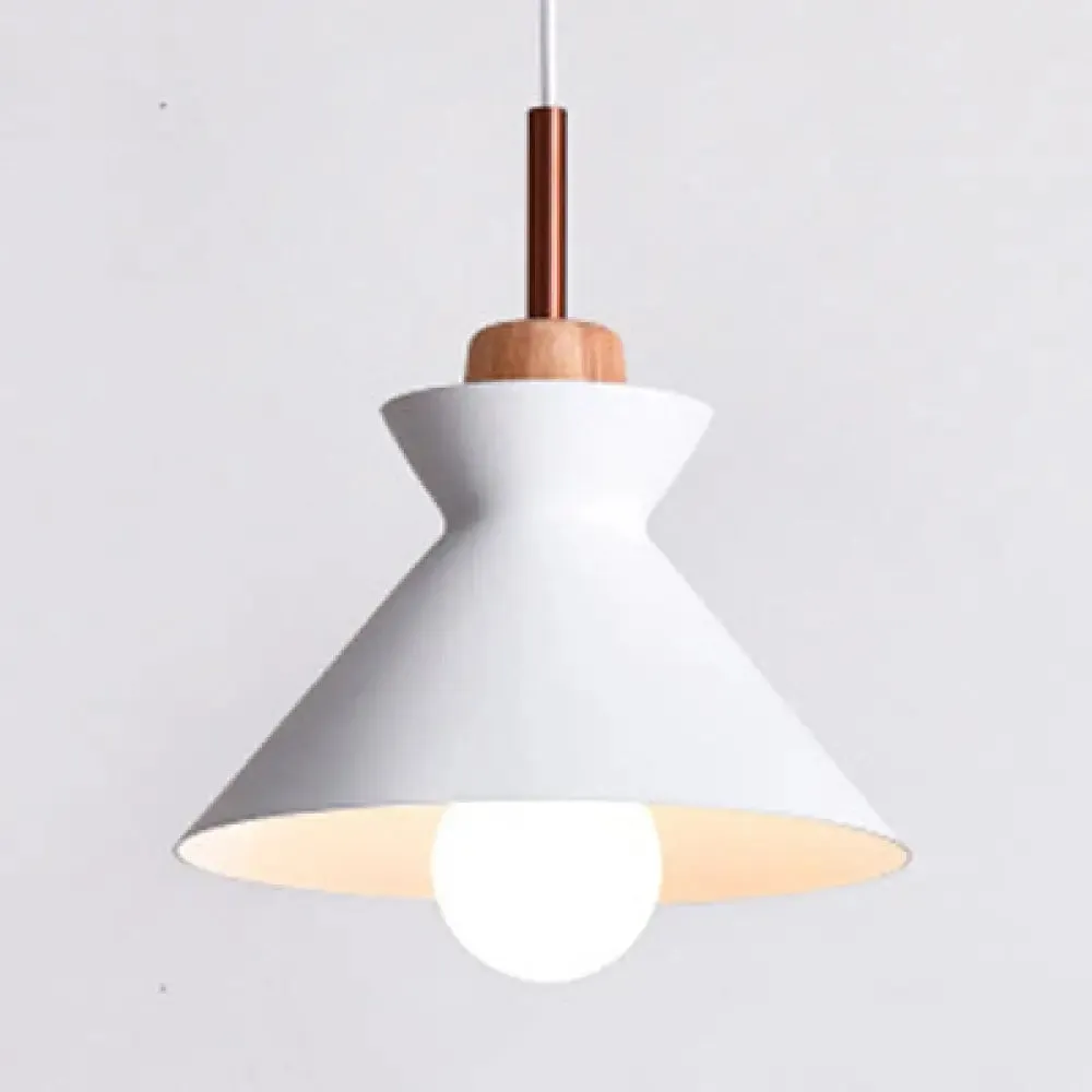 Nordic Style Aluminum Pendant Lamp with Hanging Shade – Ideal for Porch Lighting