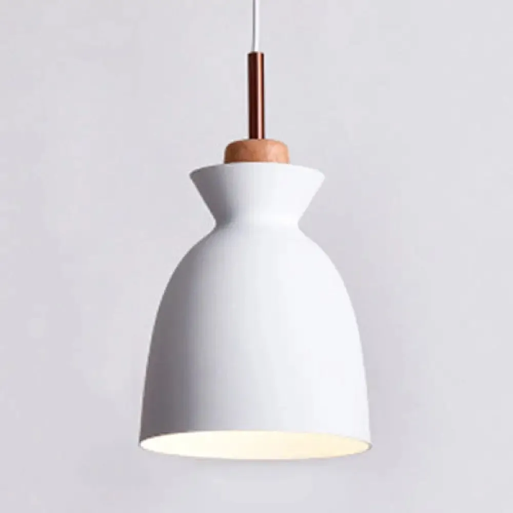 Nordic Style Aluminum Pendant Lamp with Hanging Shade – Ideal for Porch Lighting