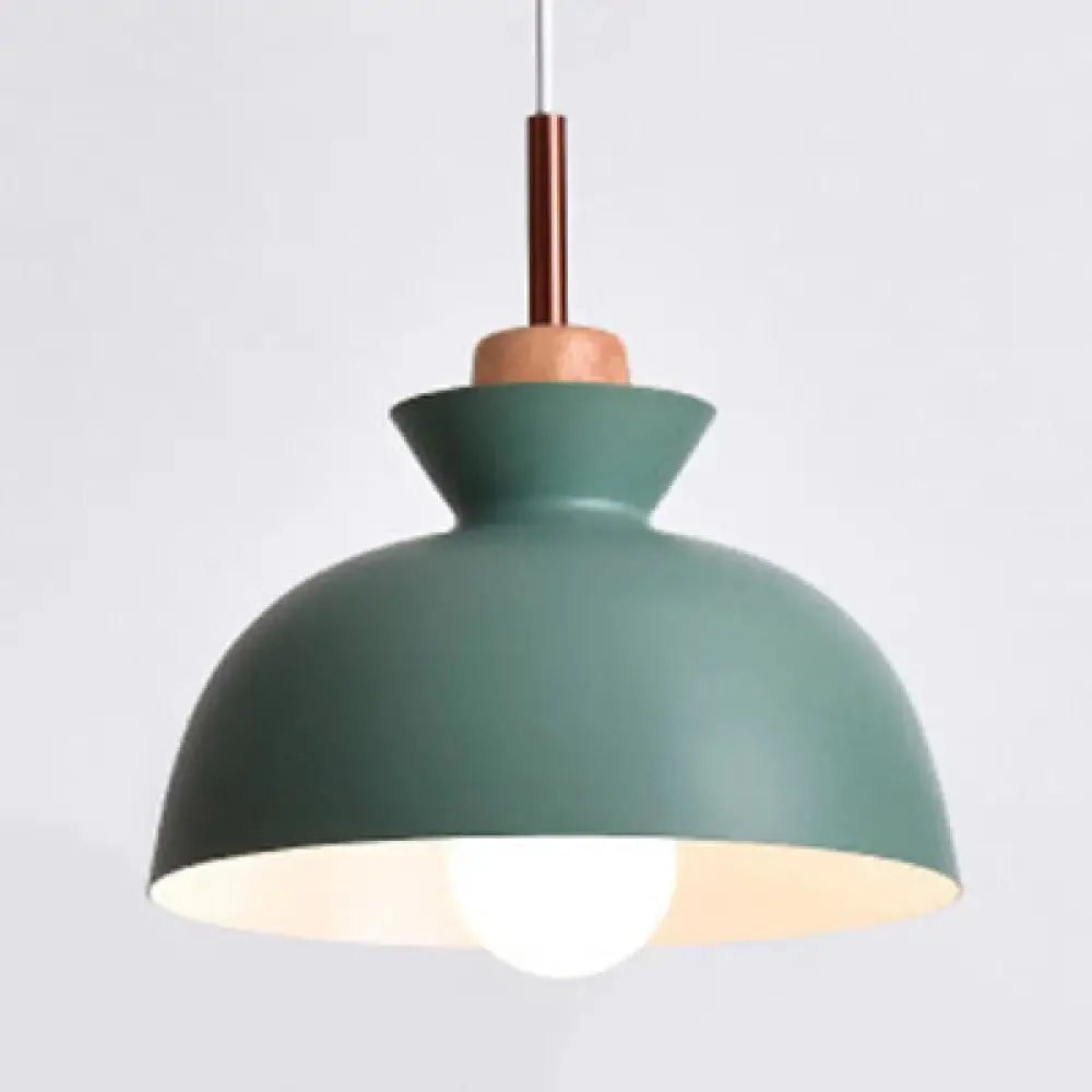 Nordic Style Aluminum Pendant Lamp with Hanging Shade – Ideal for Porch Lighting