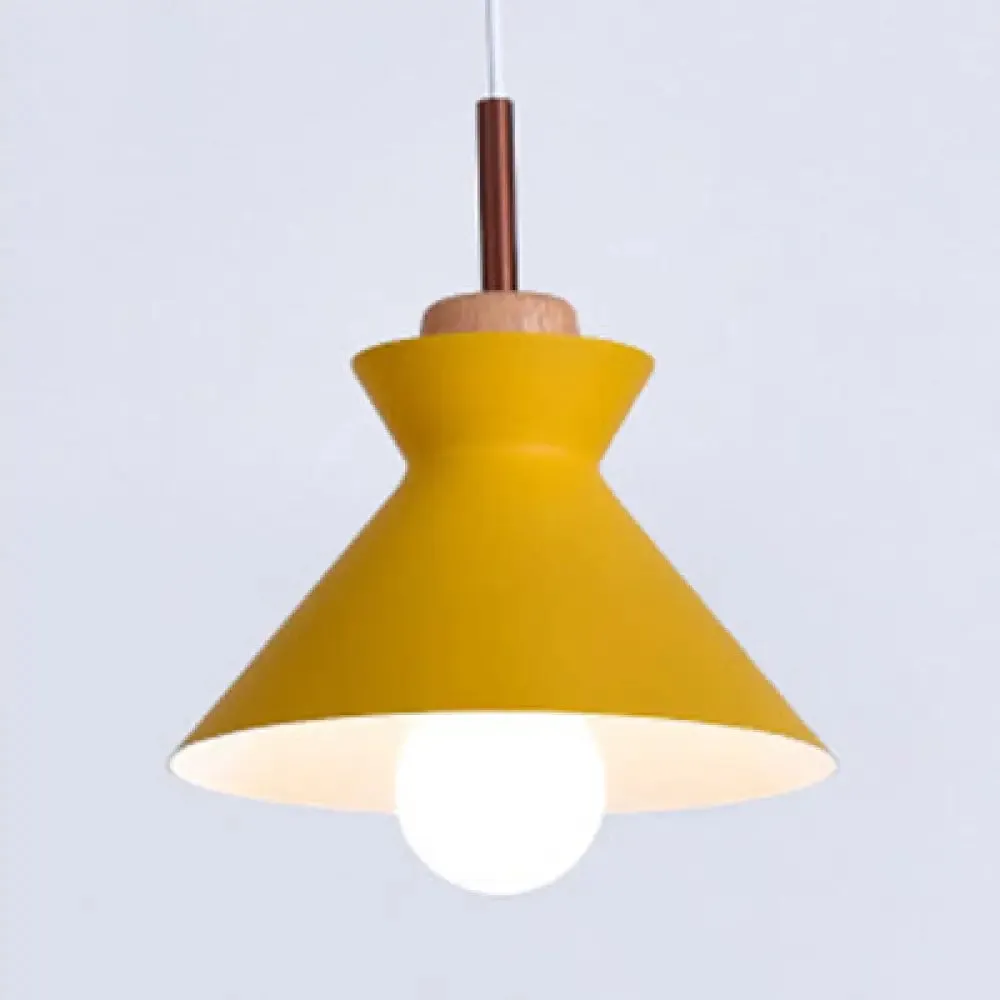 Nordic Style Aluminum Pendant Lamp with Hanging Shade – Ideal for Porch Lighting