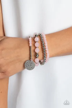 Paparazzi Surfer Style - Pink Faith Bracelet