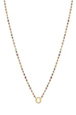 Pastel Colored Closure Necklace