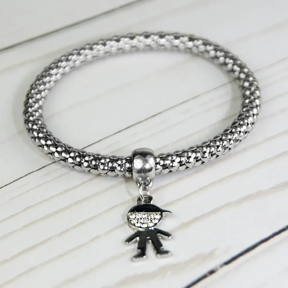 Qidz Bracelet -Boy Silver