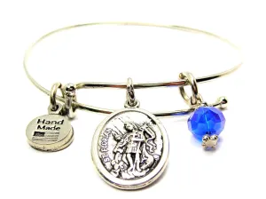 Saint Florian Expandable Bangle Bracelet