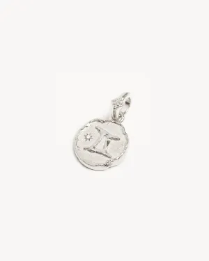 Sterling Silver Cosmic Love Zodiac Annex Link Pendant - Gemini