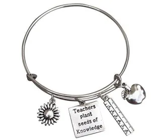 Teacher Bangle Bracelet