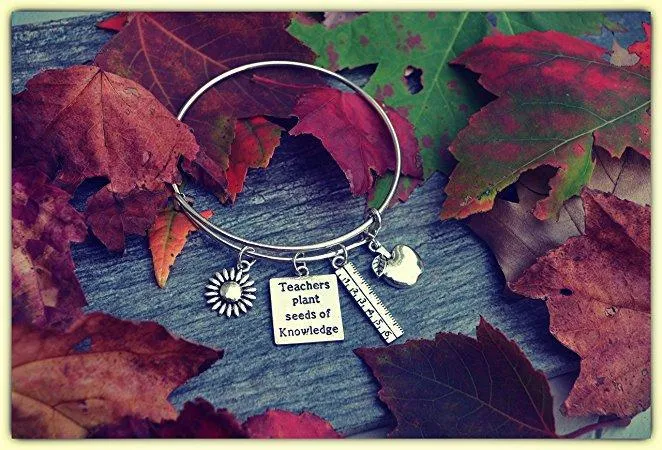 Teacher Bangle Bracelet