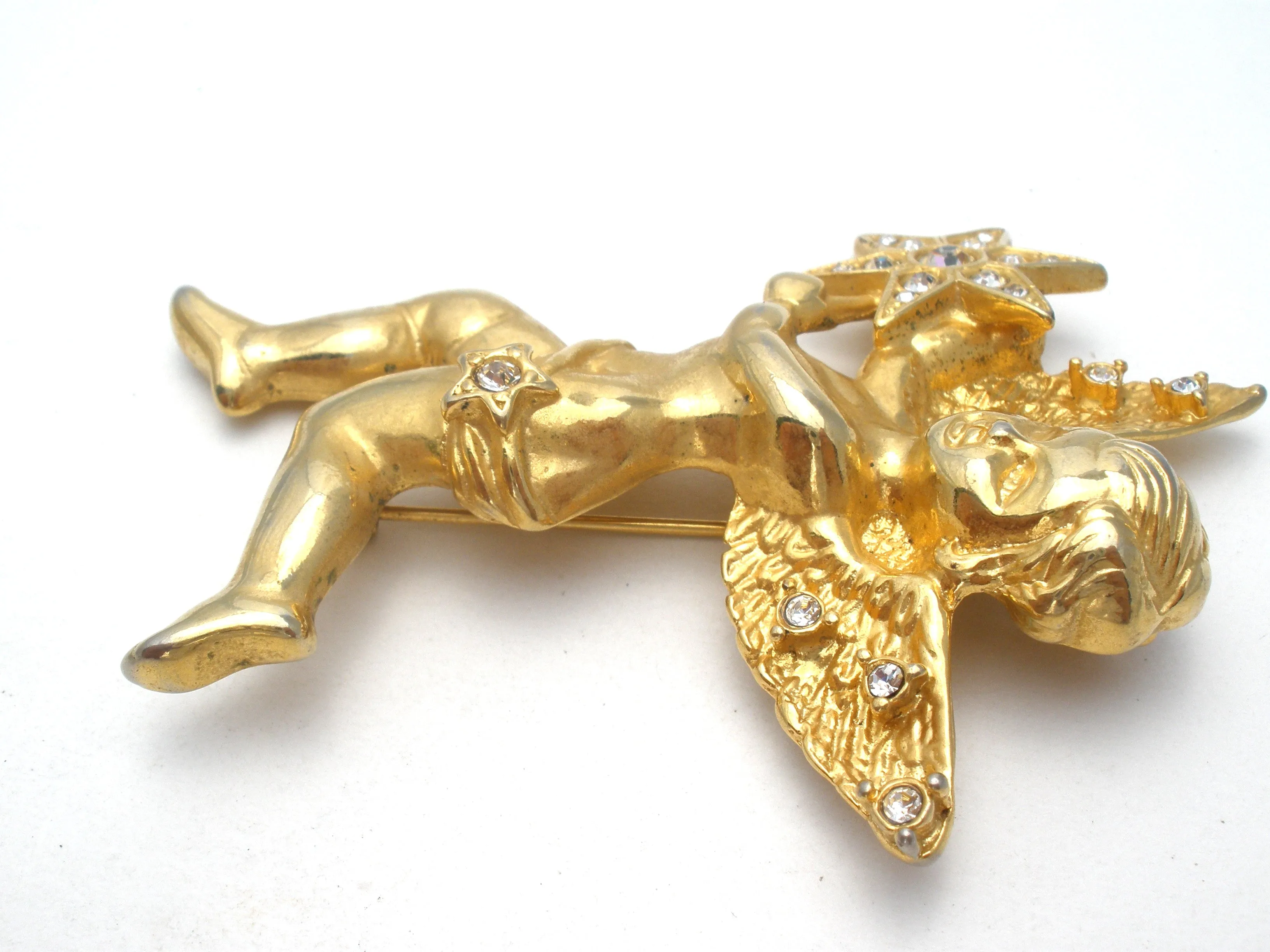 Vintage Angel Enhancer Pendant Brooch by RJ Graziano