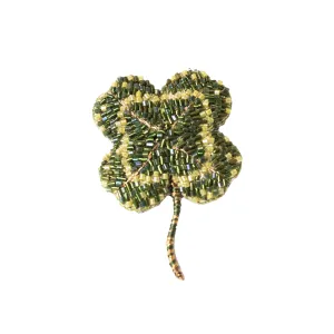 vintage clover brooch